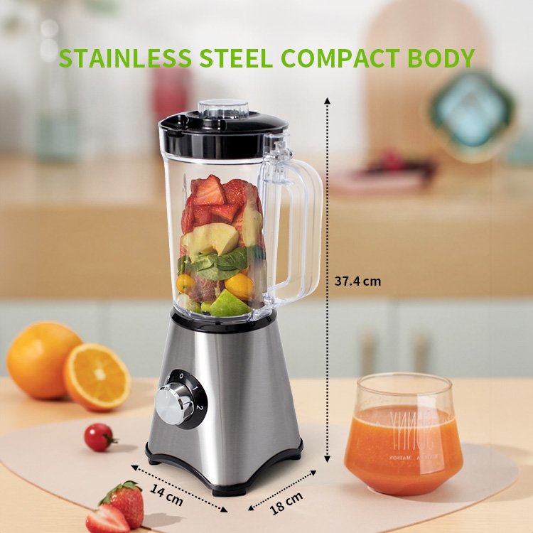 Small Professional Kitchen Juicer Maker Frozen Drinks Shake Sauces & More Countertop Mini Blender