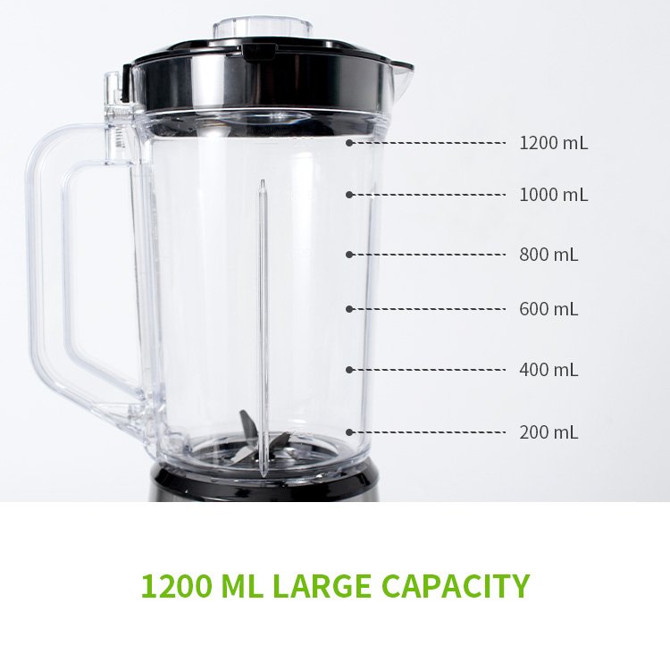 Small Professional Kitchen Juicer Maker Frozen Drinks Shake Sauces & More Countertop Mini Blender