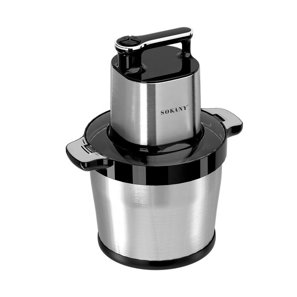 sokany 6 in 1 food Machine LCD 5.5L Meat Chopper Fufu Pounding Blender Portable Multifunction Electric Meat Grinder