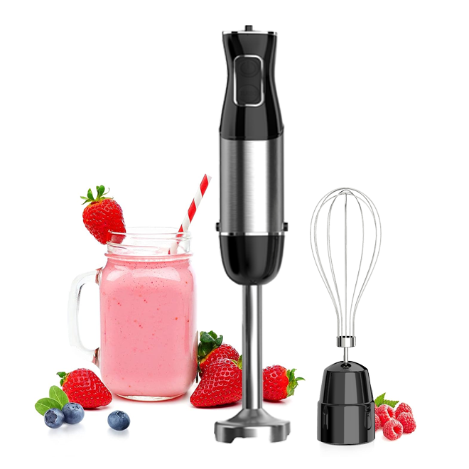 Powerful Milk Frother for Coffee Handheld Frother Electric Whisk, Milk Foamer, Mini Mixer & Coffee Blender Frother