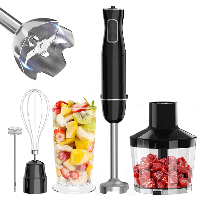 Powerful Milk Frother for Coffee Handheld Frother Electric Whisk, Milk Foamer, Mini Mixer & Coffee Blender Frother