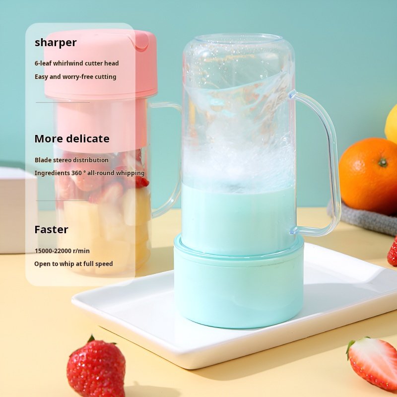 Portable Electric Juice Blender Mini Smoothie Maker with Straw Cross border New Straw Juice Cup