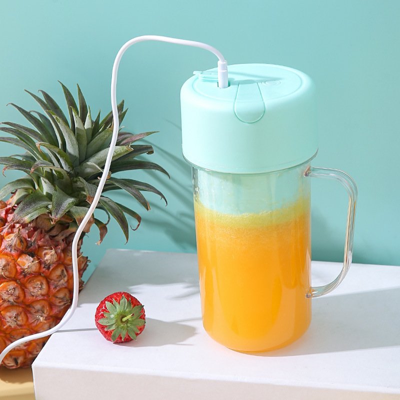 Portable Electric Juice Blender Mini Smoothie Maker with Straw Cross border New Straw Juice Cup