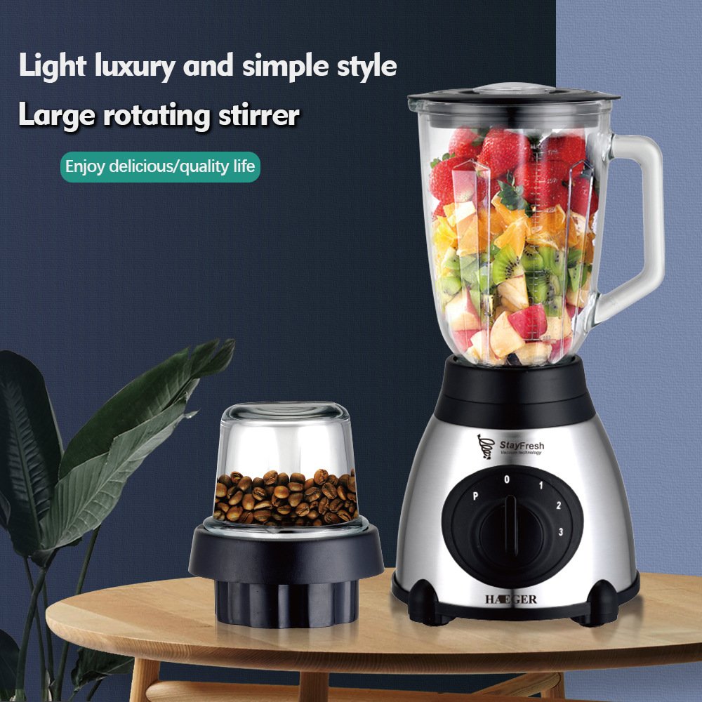 850W 35000RPM Professional Countertop Blender Smoothie Maker 2 In 1 Food Processor Blenders High Power Electric Blender