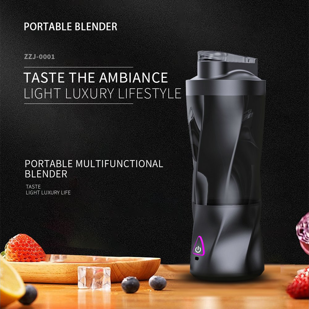 Ligkevan 6000mah 6 blades Usb Rechargeable Blender cup portable juicer Home Use Fruit Ice Smoothie blender mini juicer blender