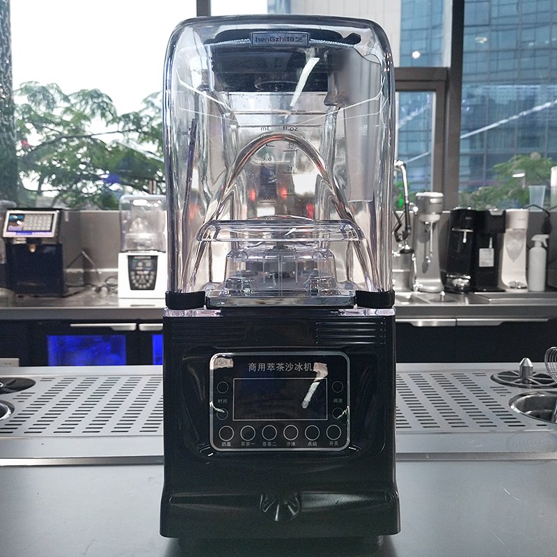 1800W Soundproof Electric Smoothie Maker Ice Blender High Speed Blender with Hood