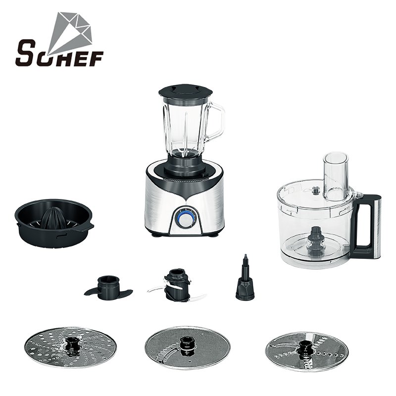 1300W All In 1 Electric Vegetable Food Chopper Blender Multifunctional Food Processors With 5L Dough Mixer