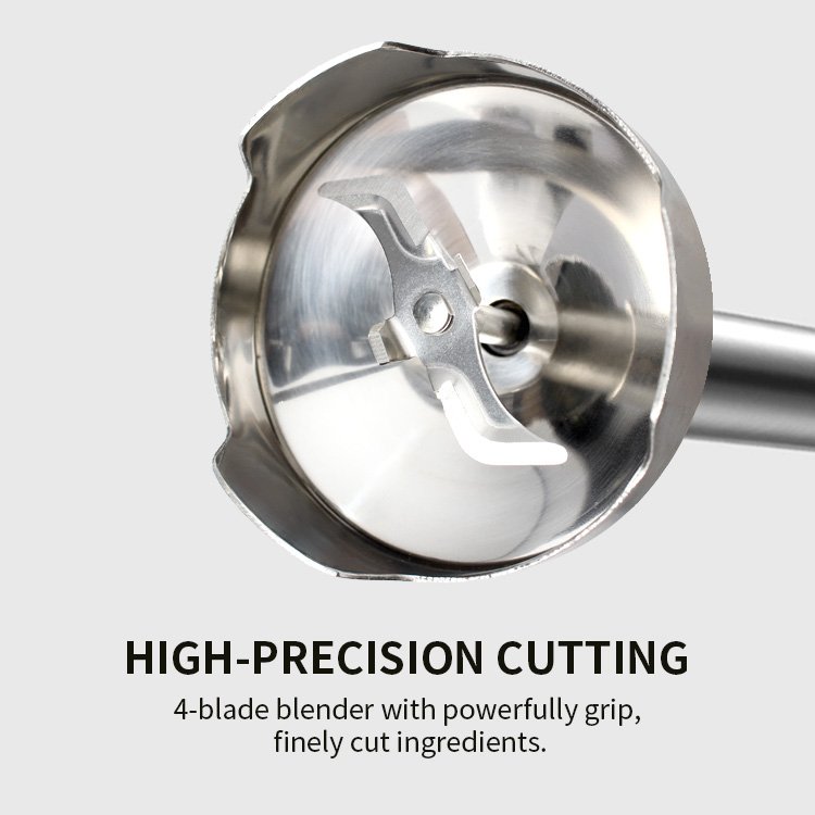 1000W Powerful Stainless Steel Handheld Blender Stick Mixer with Egg Whisk 400ml Mixing Beaker Immersion Blender