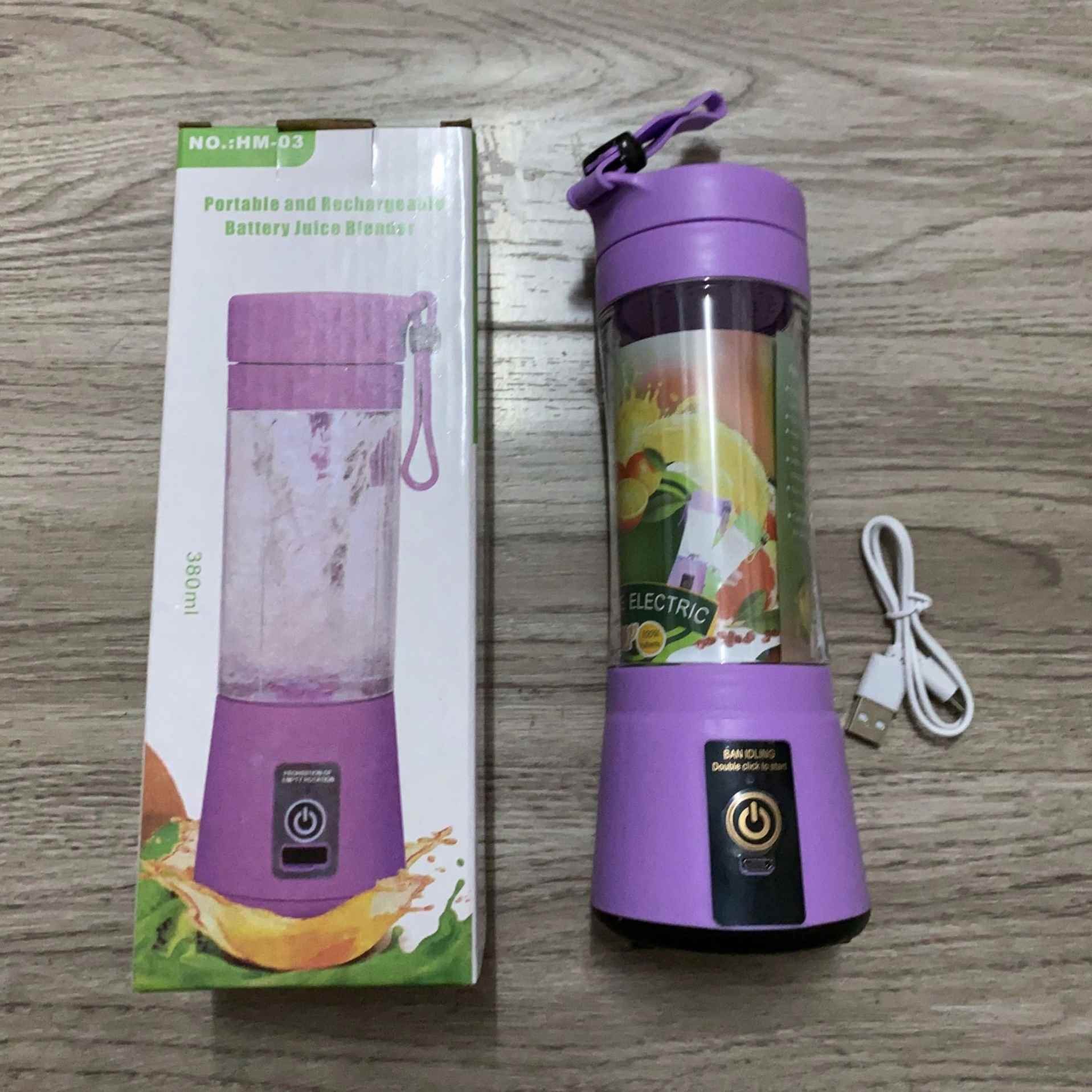 1 Portable Usb Type c Blender cup portable juicer For Home Use potable blender mini juicer blender