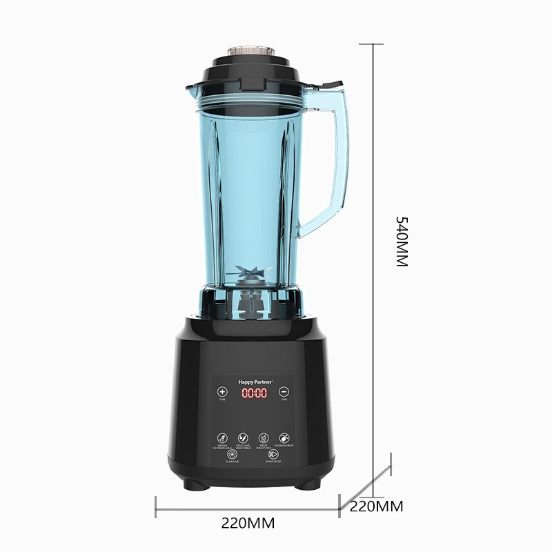 HappyPartner LCD Touch Screen Electric kitchen Portable Commercial Cooking Blender Fruit Juice Mixer Juicer and Blender