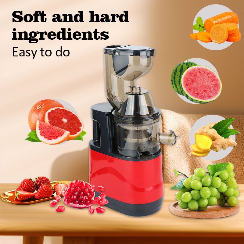 Large-Diameter Fully Automatic Juicer Cold Press Slow Juicer Extractor Machine Fruit Blender And Juicer