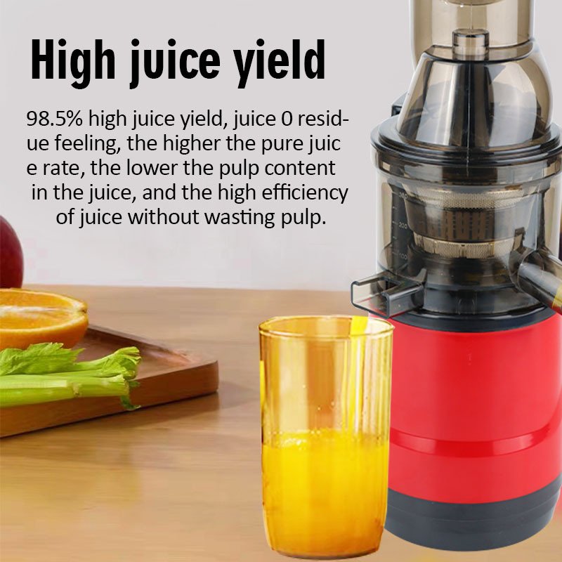 Large-Diameter Fully Automatic Juicer Cold Press Slow Juicer Extractor Machine Fruit Blender And Juicer