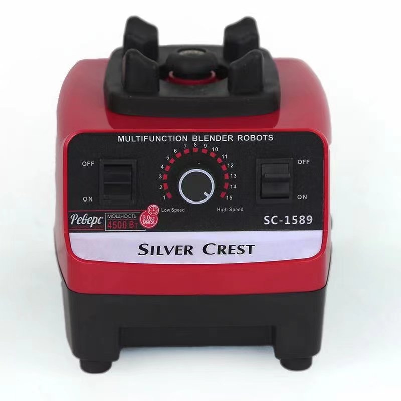 2 in 1 Free Stirrer&Best selling 4500w SC-1589 7630 9520 9525 CCA motor silver crest smoothie Popular blender