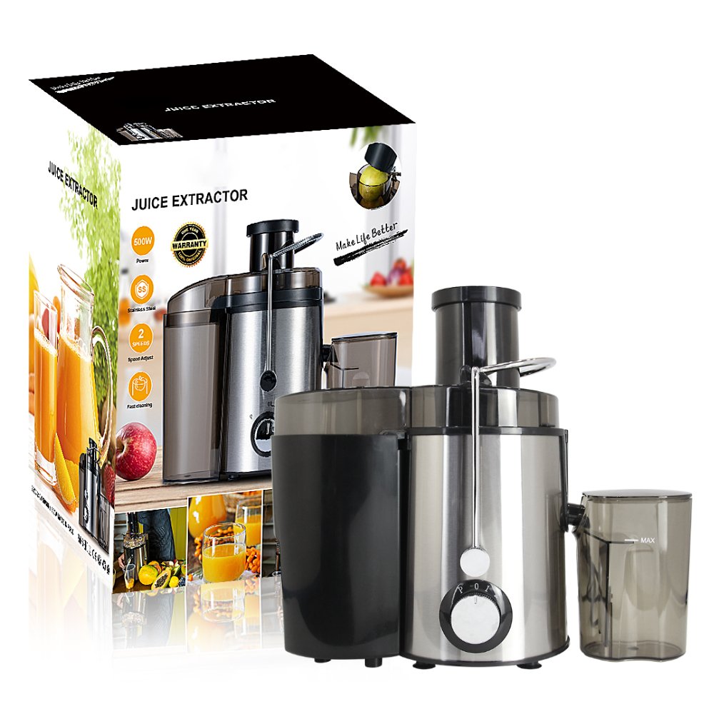 Hot Sell Household Electric Commercial Stainless Steel Centrifugal Fresh Fruits Juicer Blender