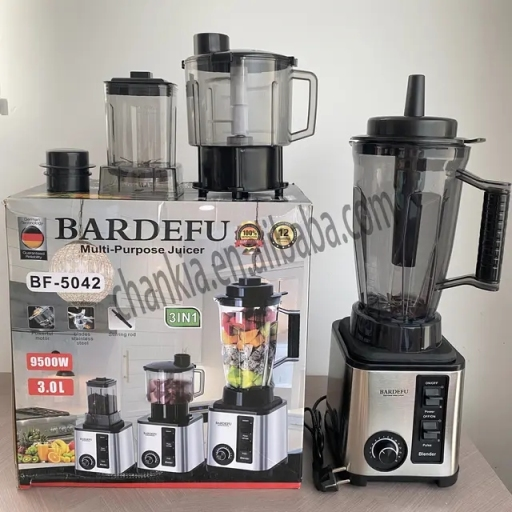 2024 2.5L 3L 8000W 9500w 9525 Motor high speed 3 cups Multifunction Commercial Blenders Silver Crest Blender
