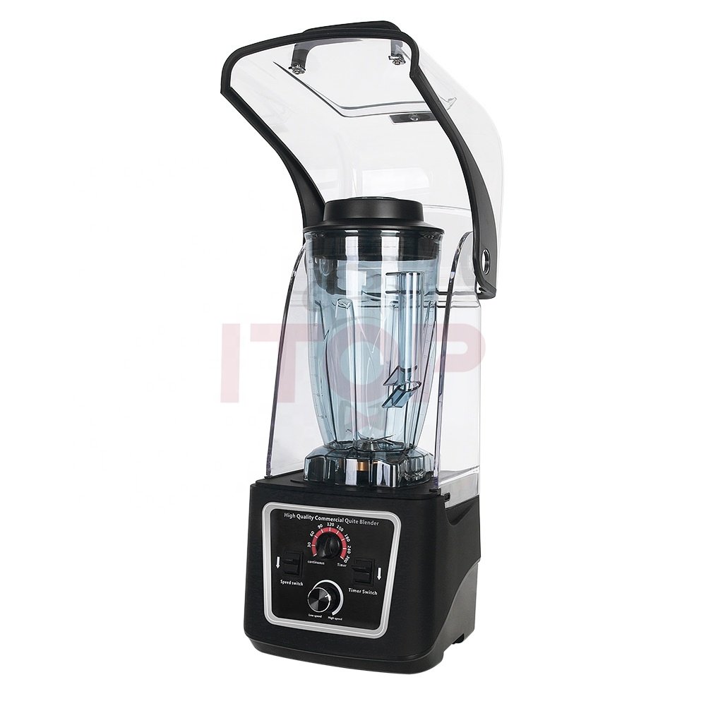 5L Large capacity blender commercial blender with sound cover Professional high speed smoothies blender