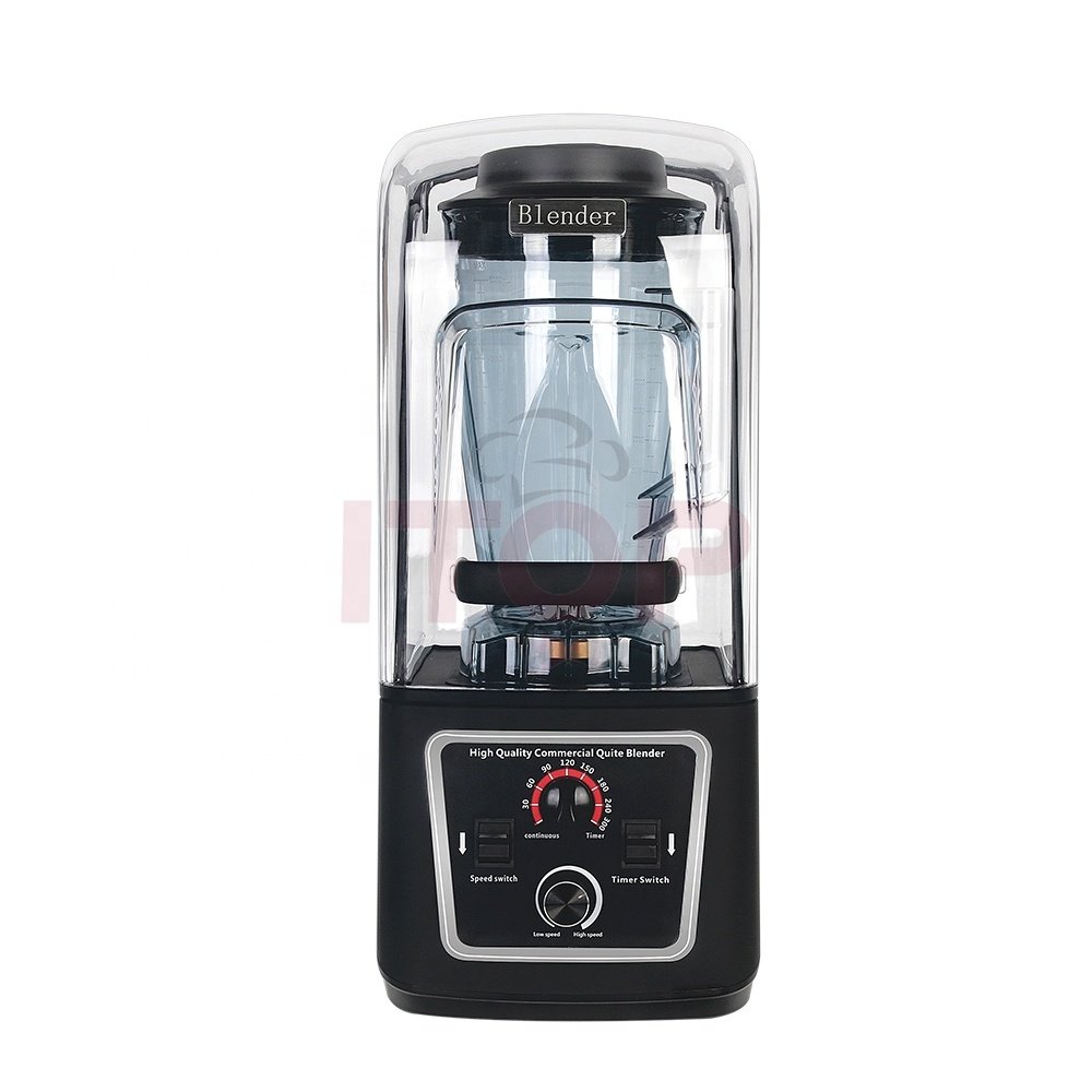 5L Large capacity blender commercial blender with sound cover Professional high speed smoothies blender