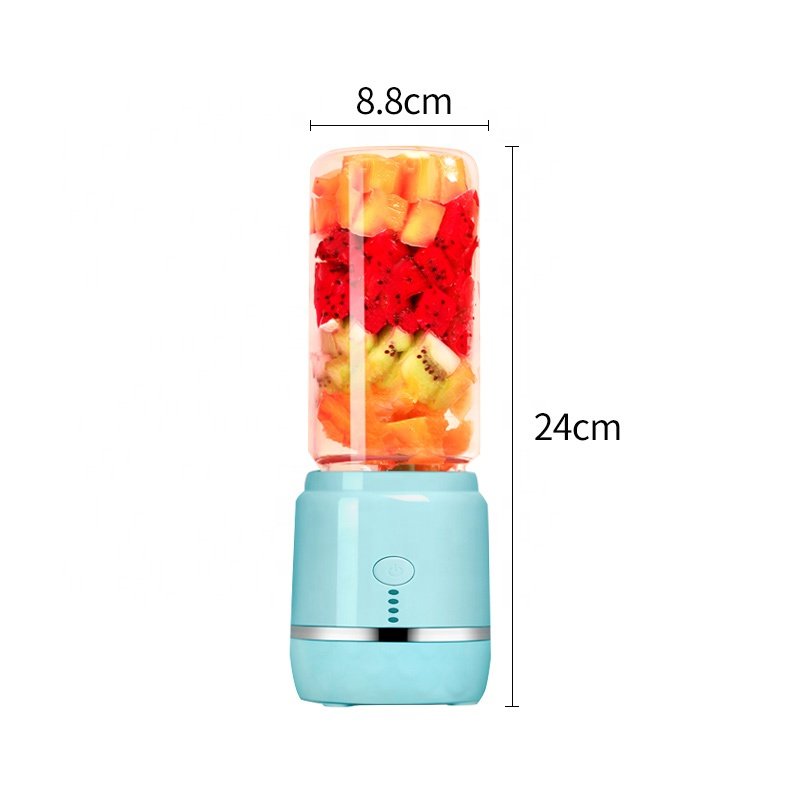 400ml Rechargeable Battery Power Juicer Portable Blender With Glass Only Oneset For Home