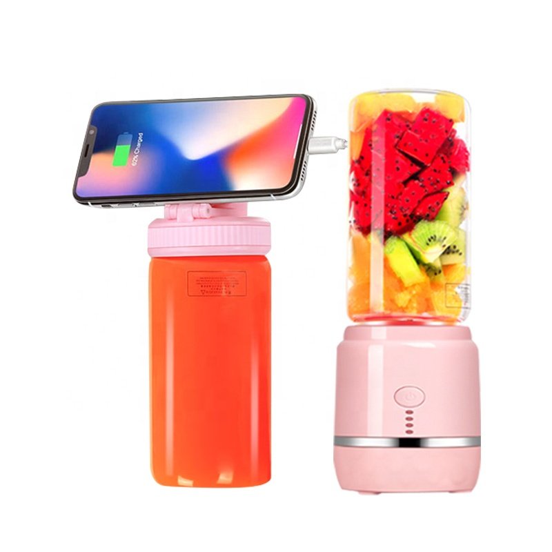 400ml Rechargeable Battery Power Juicer Portable Blender With Glass Only Oneset For Home