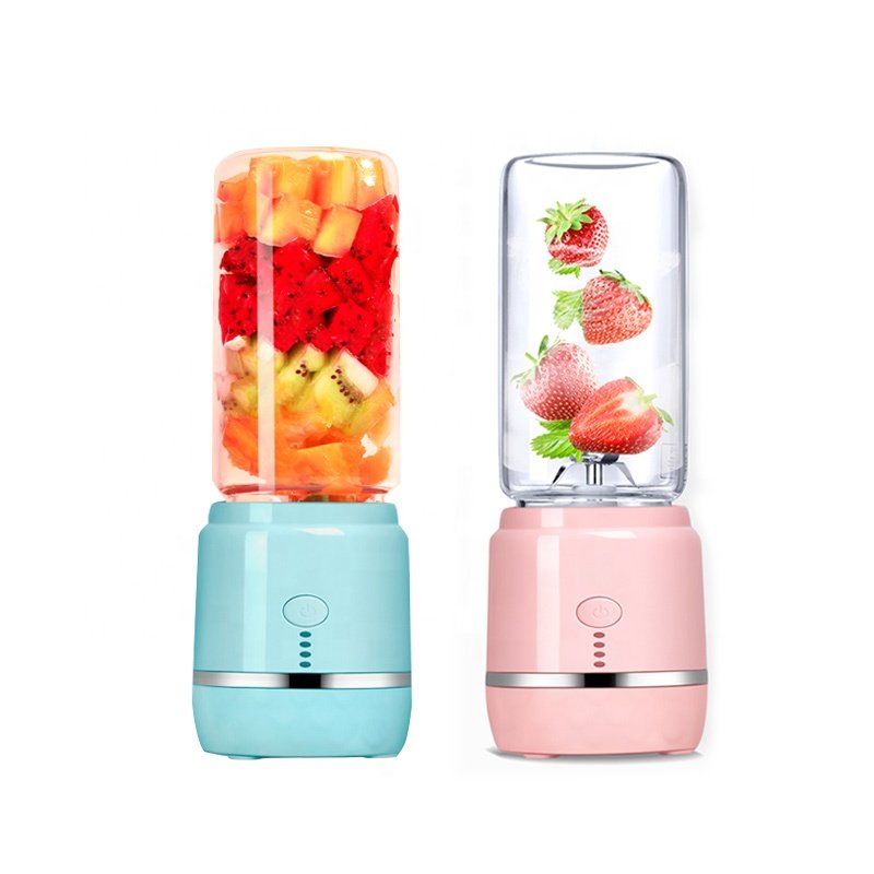 400ml Rechargeable Battery Power Juicer Portable Blender With Glass Only Oneset For Home