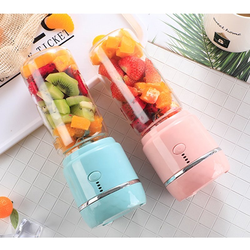 400ml Rechargeable Battery Power Juicer Portable Blender With Glass Only Oneset For Home