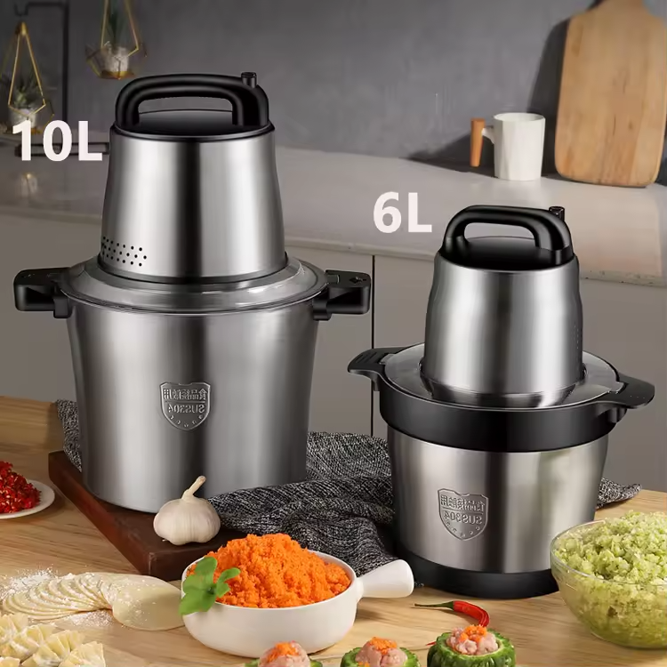 Hot selling Yam Pounder Machine 10L 12L Meat Chopper Fufu Pounding Machine Blender Multifunction Electric Meat Grinder