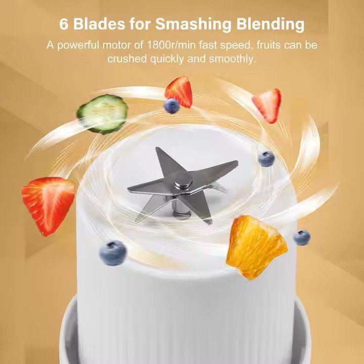 Top Quality Mini Blender Wireless Charging Juice Extractor Machine For Outdoor Blenders