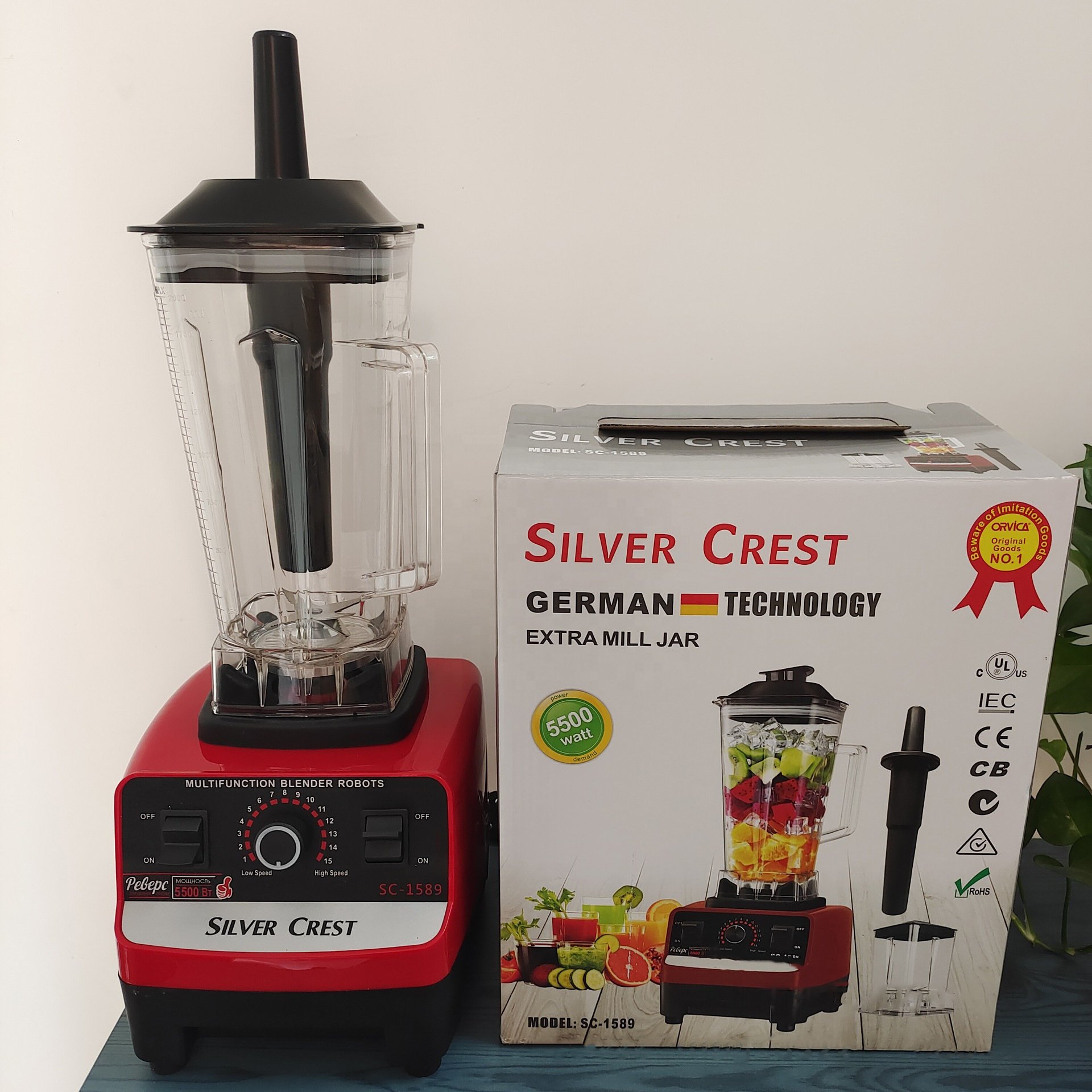 Hot 2L Electric Fruit Smoothie Blenders And Silver Crest Juicers Machine Mixer Grinder