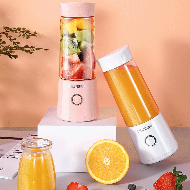 Meiling Portable Multifunction Juicer Cup Small Household Electric Blender for Mixing Blending and Juicing