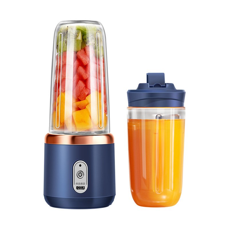 Portable USB Rechargeable Juicer 400ml Fresh Fruit Blender Mini Mixer Home Kitchen Appliances Smoothie Mixer Cup Customer Logo