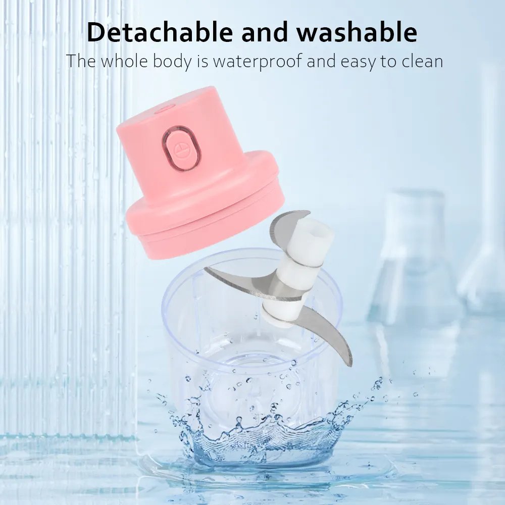 Usb Wireless Electric Mini Meat Grinders Slicers Food Crusher Automatic Vegetable E Chopper Garlic Blender