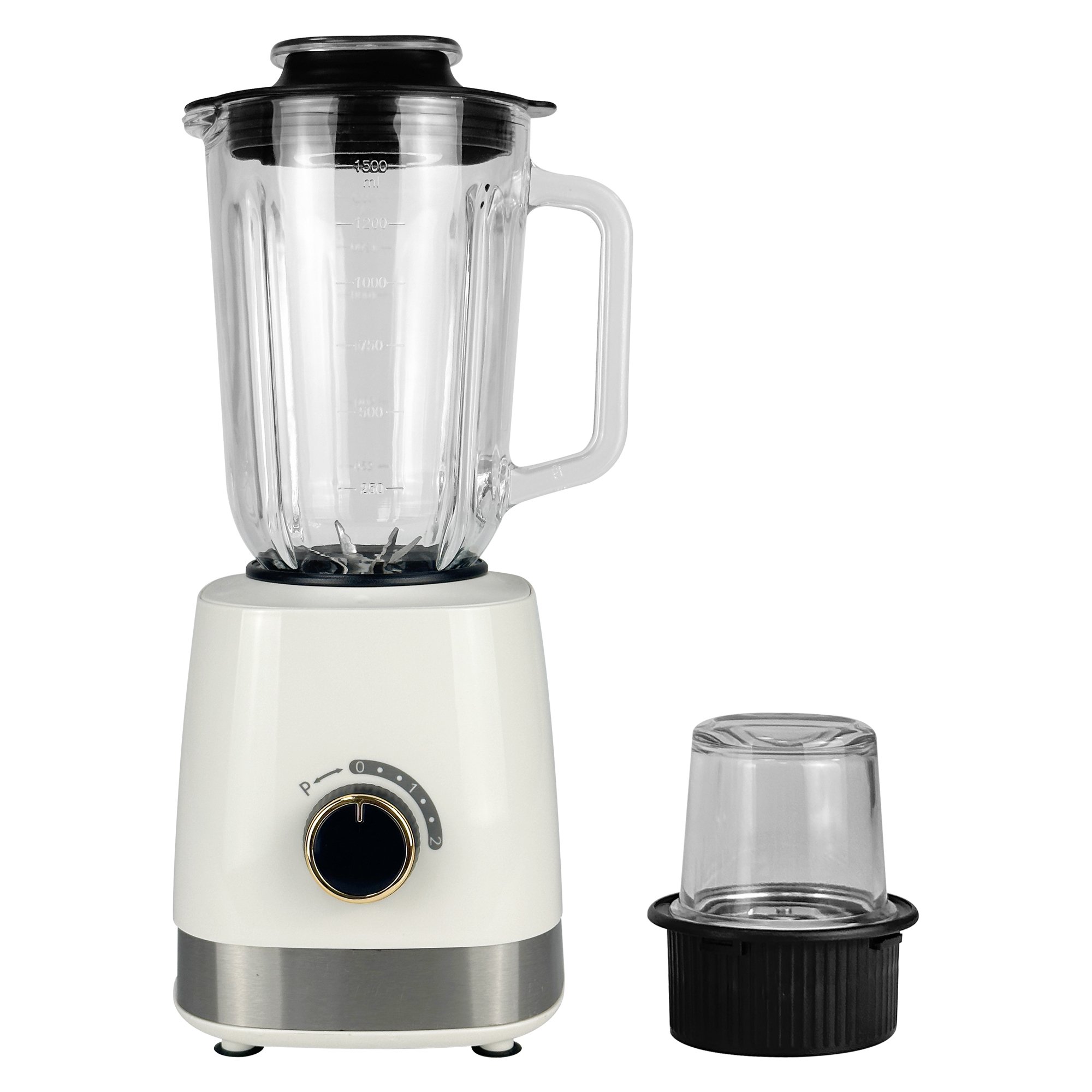New Design 450W 2 Speeds 1.5L Glass Jar Electric Blender Table Blender Chopper Blender