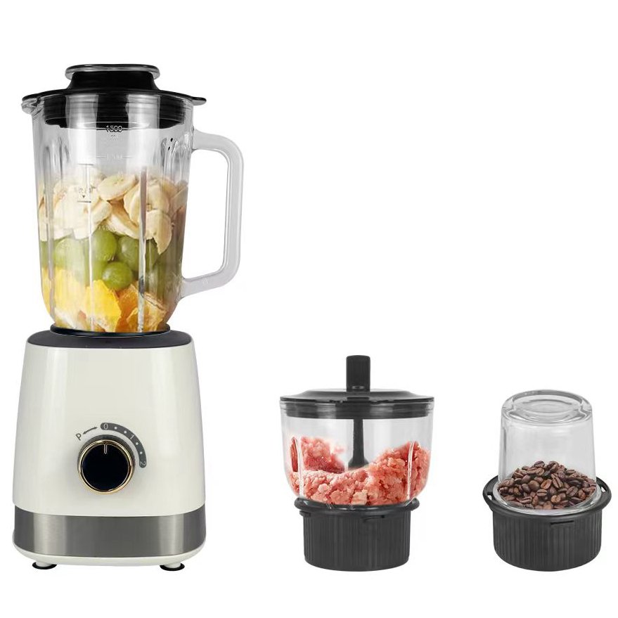 New Design 450W 2 Speeds 1.5L Glass Jar Electric Blender Table Blender Chopper Blender