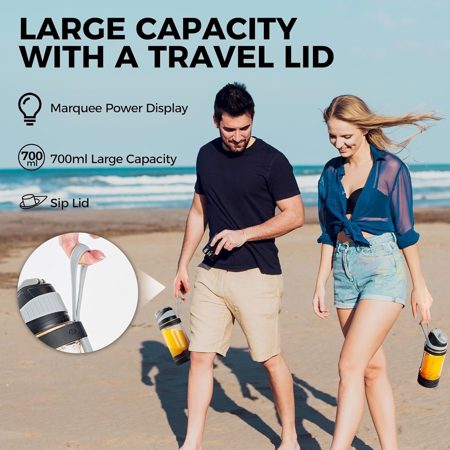 2024 Factory Design New 700ml portable ice crushing blender