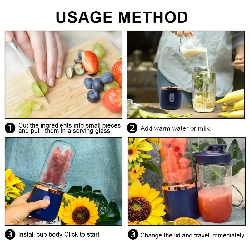 Juicer,Small Portable Home Multi-functional Charging Juicer,Mini Student Dormitory Electric Juicer Cup, Kitchen Utensils