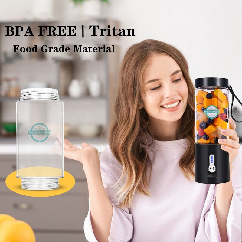 Portable Blender 530ML Smoothie Juicer Blender Fruit Mixer Rechargeable USB Juicer Cup