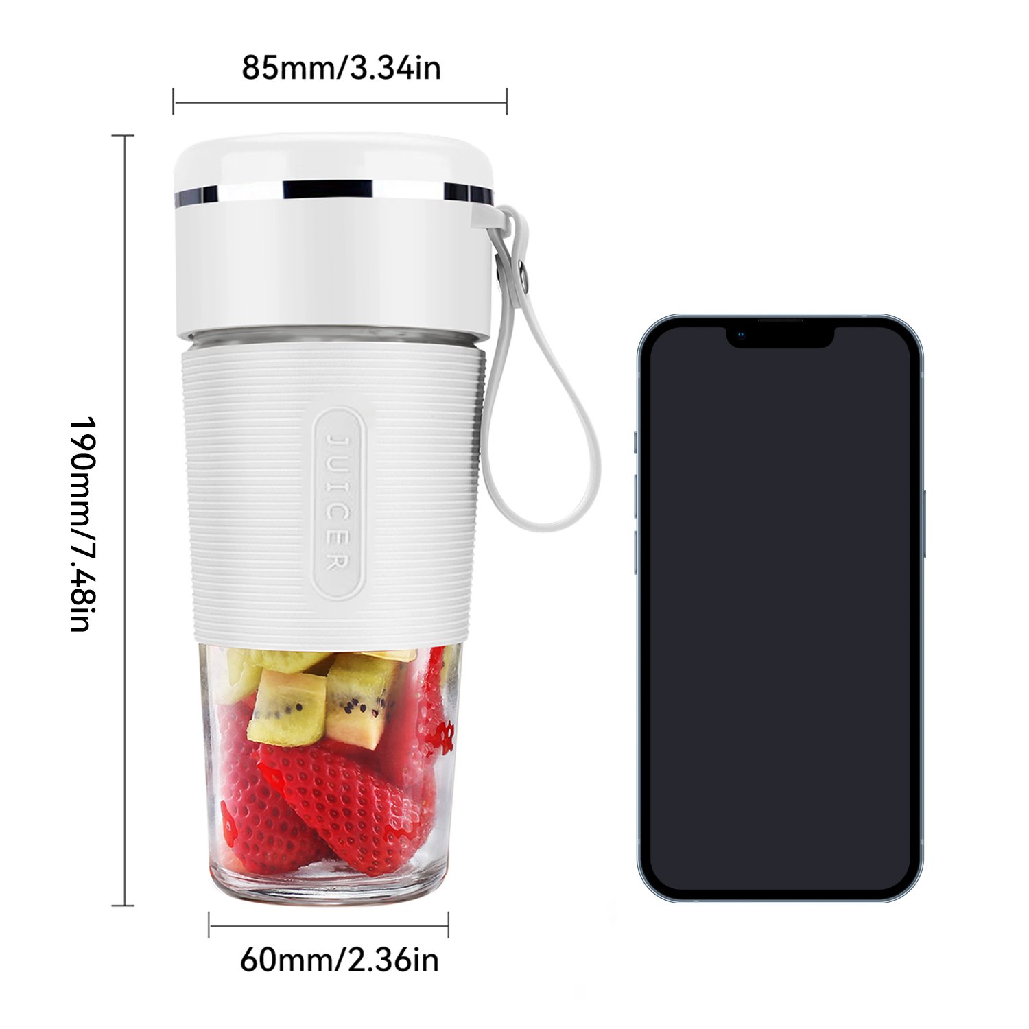 Hot-selling household portable mixer juicer food grade plastic bottle fruit vegetable Blender