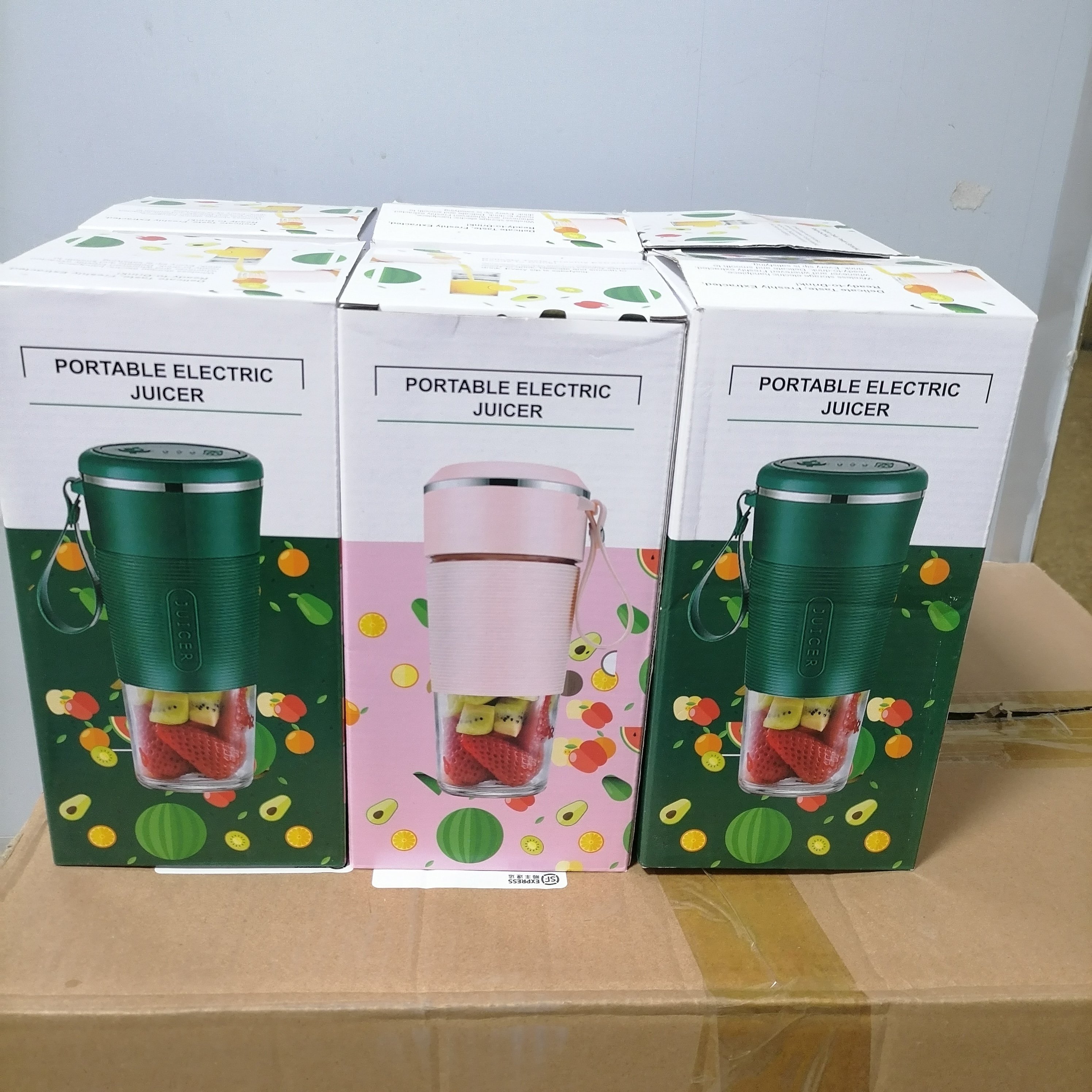 Hot-selling household portable mixer juicer food grade plastic bottle fruit vegetable Blender