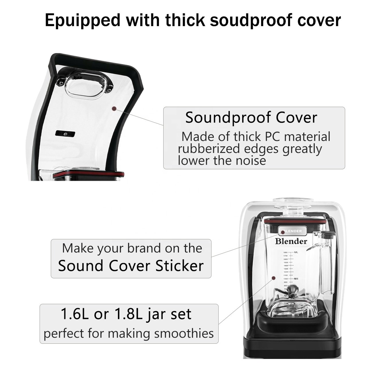 Professional-grade Blender computer program Industries strong quite heavy duty kitchen removable shield Commercial Blender