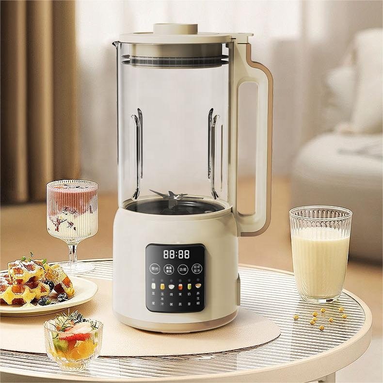 2024 hot sales broken wall machine home soybean milk maker hotel portable heating nut milk machine fruit juice paste blender