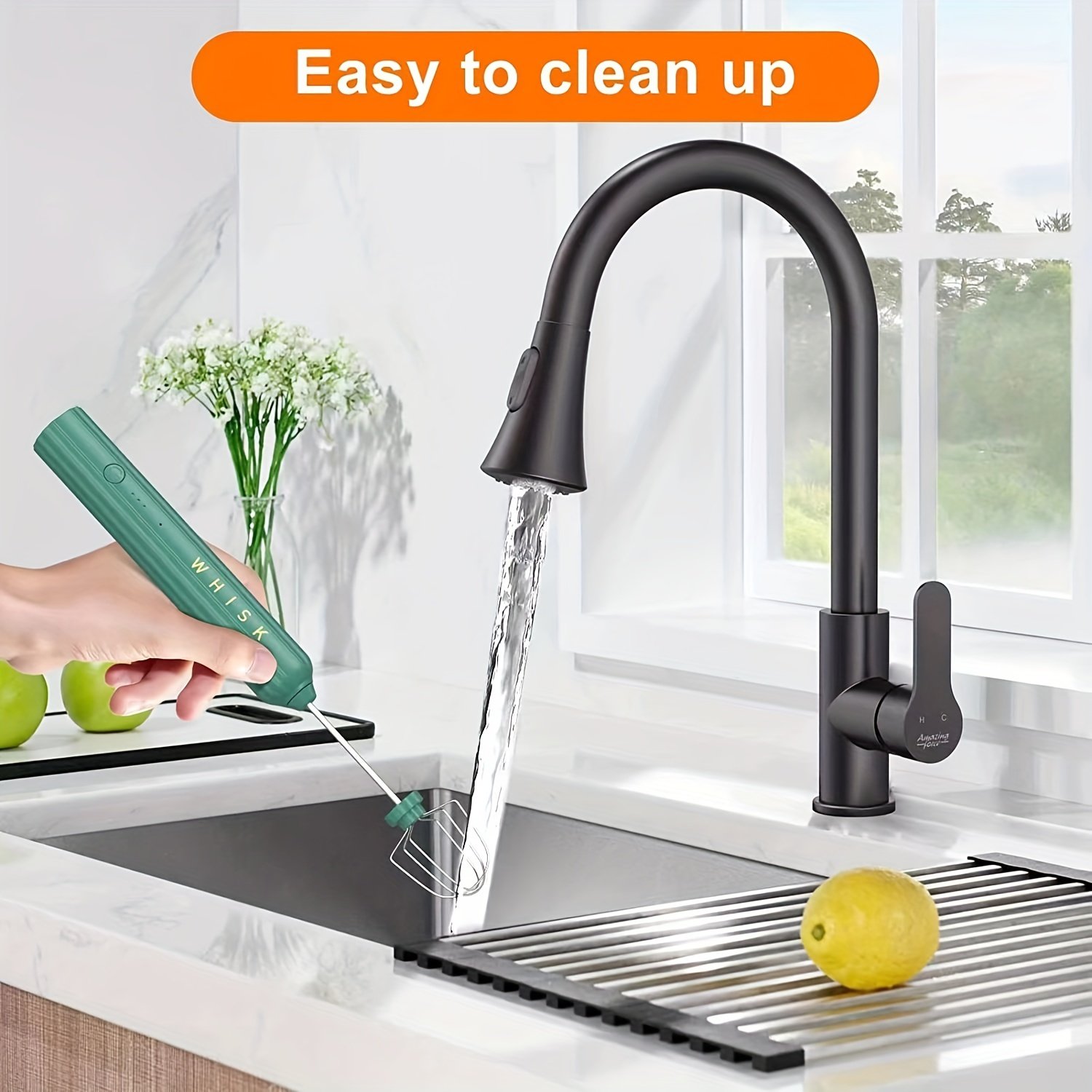 kitchen gadgets coffee tools Low Price Manual Hand Blender Hand Mini Mixer Set Hand Blender Stick Portable Milk Frother