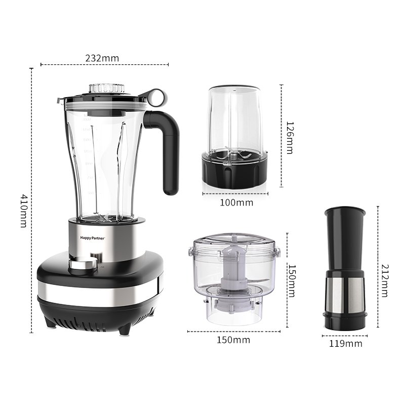 Commercial & Household Electric Multi-Purpose Blender with ABS Plastic Knob Variable Speed Top Seller for Hotels Happy Partners