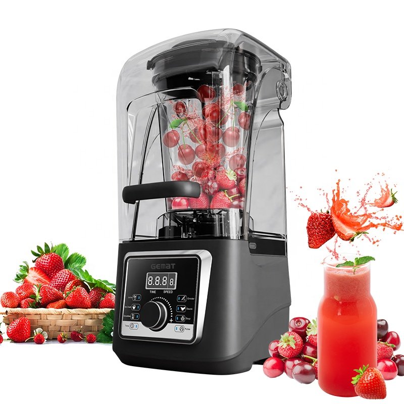 2L 4L 5L quiet no noise blender sound enclosure bar blender machine hotel appliance heavy duty large commercial blender