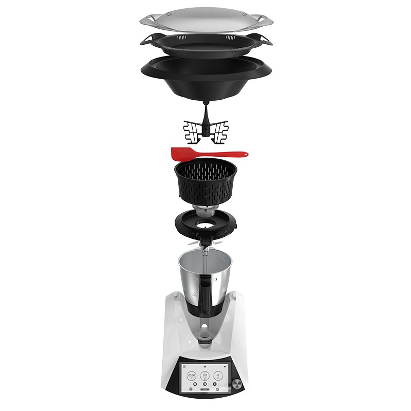 Cheap wholesale powerful home multifunctional food thermo blender mixer with colored screen blender with wifi automatic cooking