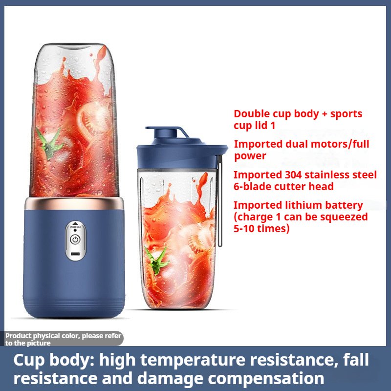 400ml Outdoor Sports Juicer Blender Portable Electric Fruit Mixer blender Assistive Food Machine Sorbet Machine Grinding Machine