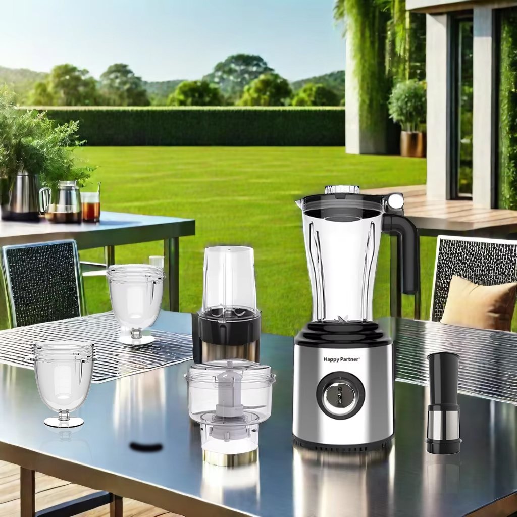 Happy Partner Multifunctional Stainless Steel Housing Mixer Type Product electric blender Grinder blender and food processor