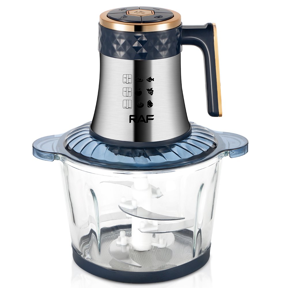 RAF Multifunctional High-quality 360 Degree Stainless Steel Blade Blender Kitchen Electric Meat Grinder Food Processor