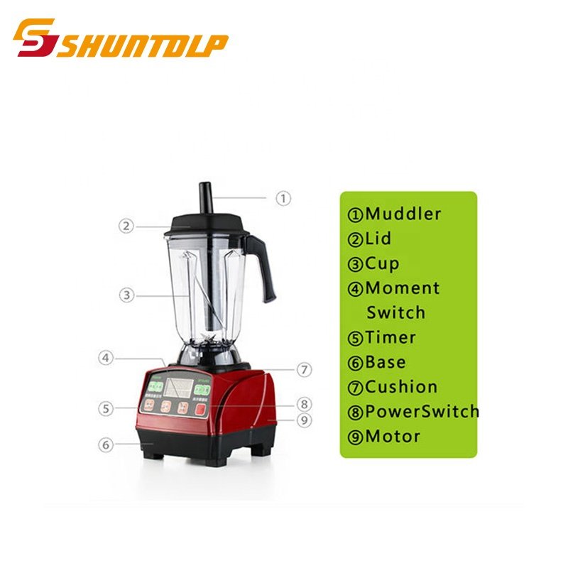 2.5L commercial electric Ice blender smoothie machines Industrial Juicer microcomputer beauty food blender and mixer STS-888