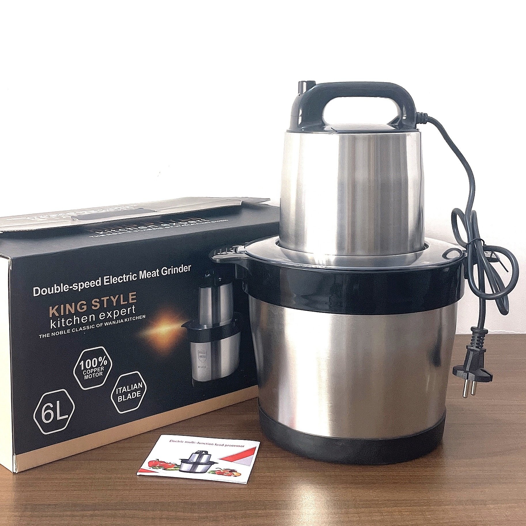 household stainless steel meat chopper blender fufu yam pounding machine pounder 6 litters electric 6l 12L meat grinder 3000w