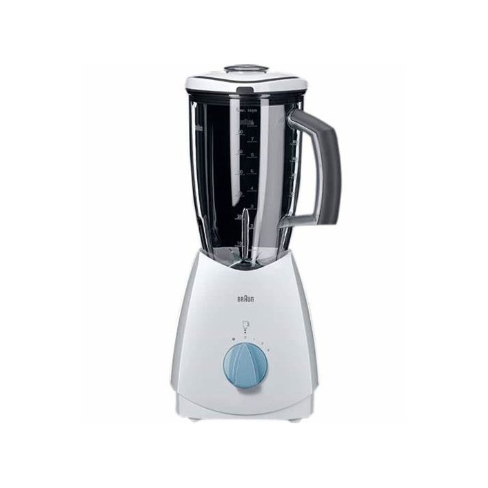 Blender with heat-resistant glass jar, perfect for blending hot liquids like soups and sauces without worrying about cracking